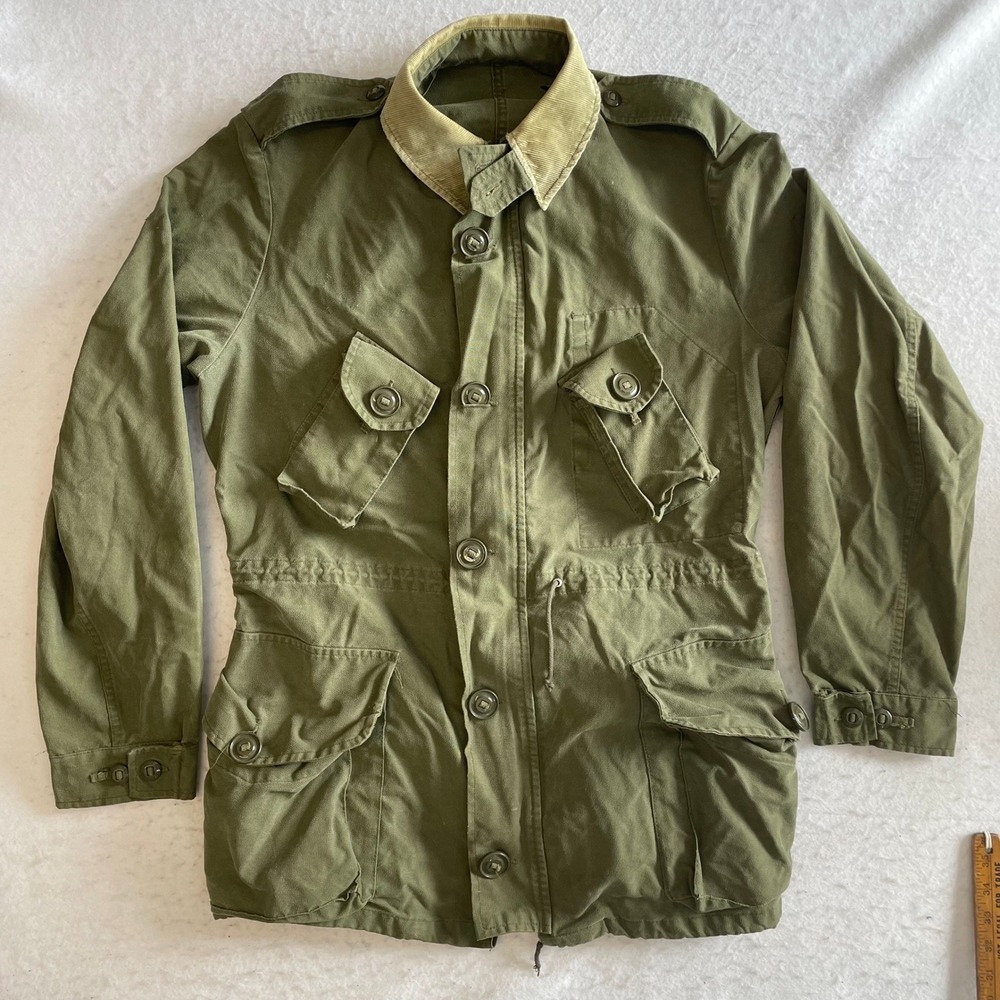 Vintage Retro 1984 Canadian Army OG 107 GS MKII Parka Jacket Size 5 Medium
